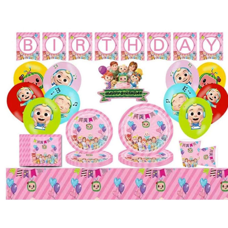Cocomelon Pink Birthday Party Decoration Set for Girls1.jpeg