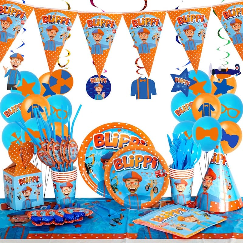 Blippi Themed Party Decoration Set