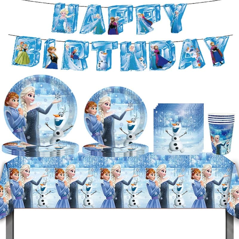 Frozen Birthday Themed Party Decoration Set1