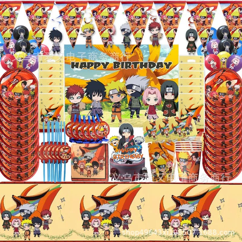 Naruto Themed Birthday Decoration Set
