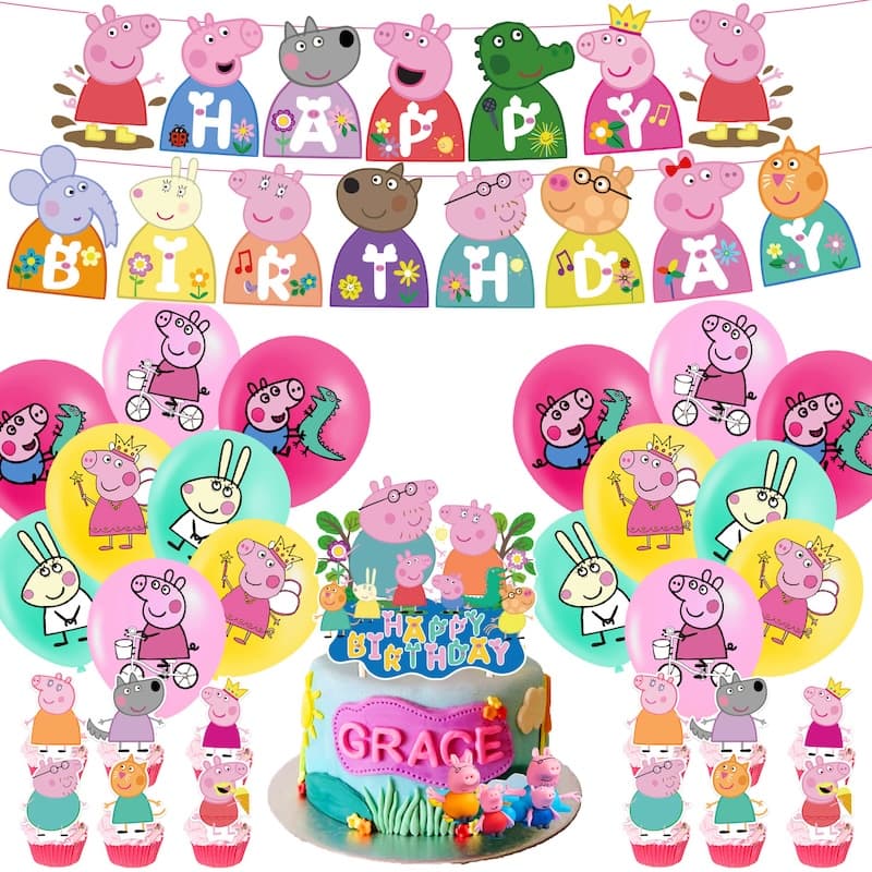 Peppa Pig Themed Party Decoration Set