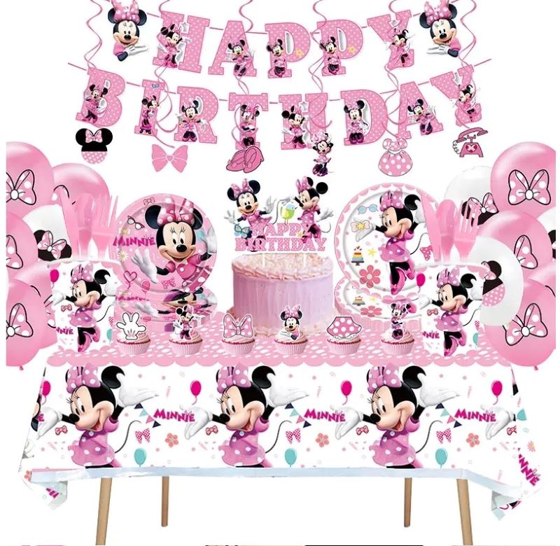 minnie Mouse Birthday Party Set 2-tamona
