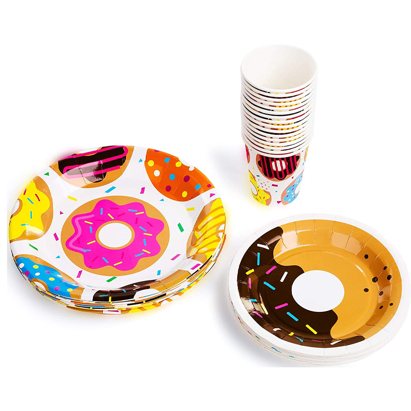 Donut Plates and Cups
