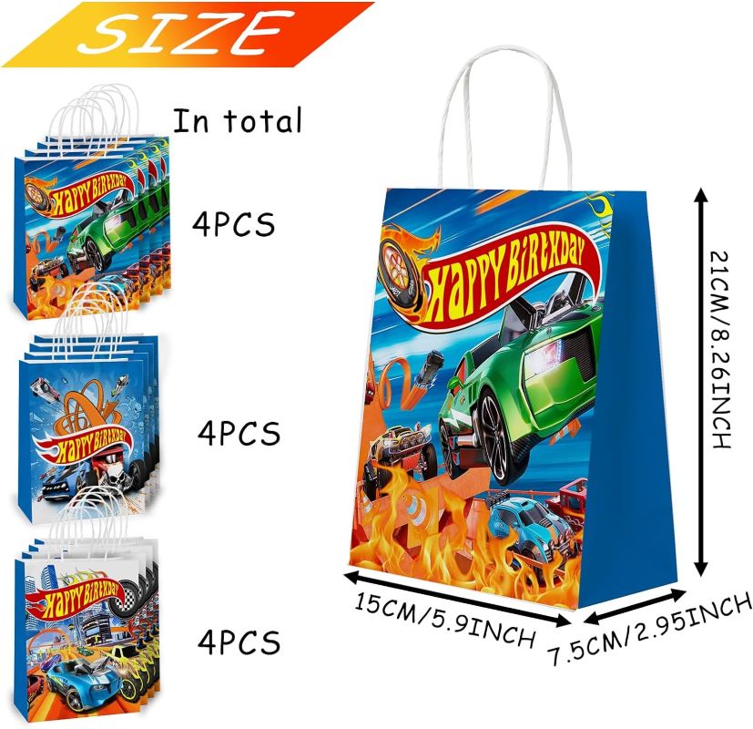 Hot Wheels Party Gift Bags-Tamona 2