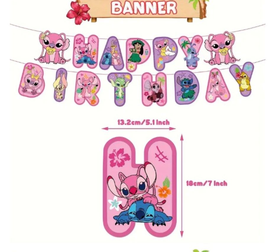 Lilo & Stitch Pink Party Set for Girls -2